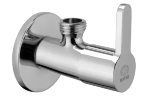 MAYUR ÖCICH Brass Angle Valve With Wall Flange For Bathroom And Kitchen (Fusion)