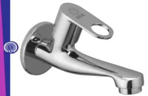 Brass Long Body Bib Tap For Bathroom And Kitchen With Wall Flange (Ornix-3206) 10 Years Warranty