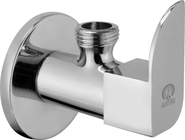 MAYUR ÖCICH Brass Angle Valve With Wall Flange For Bathroom And Kitchen (ALIVE)