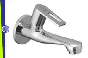 MAYUR ÖCICH Brass Long Body Bib Tap For Bathroom And Kitchen With Wall Flange (ARIA-8206) 10 Years Warranty