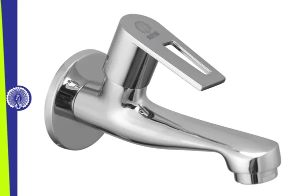 MAYUR ÖCICH Brass Long Body Bib Tap For Bathroom And Kitchen With Wall Flange (ARIA-8206) 10 Years Warranty
