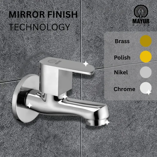 MAYUR ÖCICH Brass Short Body Bib Tap With Wall Flange For Bathroom And Kitchen | 10 Year Warranty - Image 4