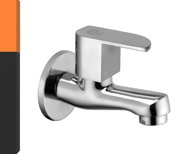 MAYUR ÖCICH Brass Short Body Bib Tap With Wall Flange For Bathroom And Kitchen | 10 Year Warranty