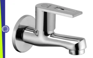 MAYUR ÖCICH Brass Short Body Bib Tap With Wall Flange For Bathroom And Kitchen | 10 Year Warranty