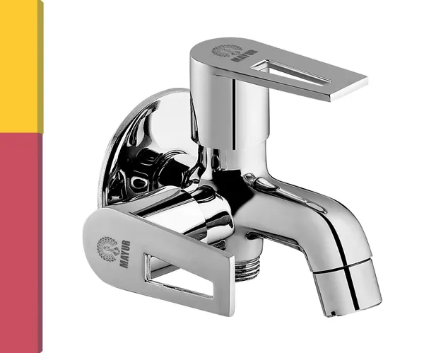 MAYUR ÖCICH Brass 2 In 1 Bib Tap For Bathroom With Wall Flange 10 Years Warranty +