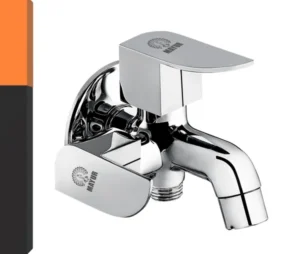MAYUR ÖCICH Brass 2 In 1 Bib Tap For Bathroom With Wall Flange 10 Years Warranty +