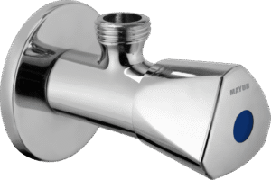 MAYUR ÖCICH Brass Angle Valve With Wall Flange For Bathroom And Kitchen (TRI)