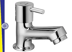 MAYUR ÖCICH Foam Flow Pillar Cock Faucet Brass Tap With Chrome Finish For Bathroom Washbasin & Kitchen Sinks | Bathroom wash Basin tap