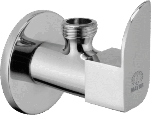 MAYUR ÖCICH Brass Angle Valve With Wall Flange For Bathroom And Kitchen (ALIVE)