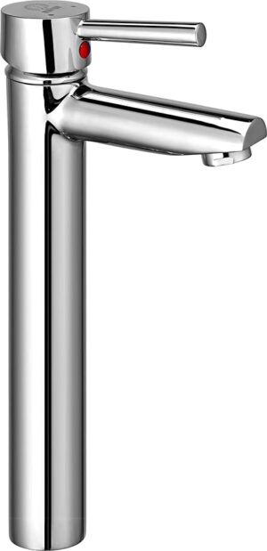 MAYUR ÖCICH Brass Extended Single Lever Wash Basin Mixer Tap for Hot and Cold Water with 450 mm Long Braided Hoses (FLARE-5113) - 10 Years Warranty