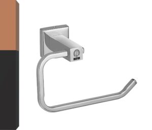 MAYUR ÖCICH Stainless Steel Wall Mounted Towel Round Ring for Hand Towel Hanger for Bathroom/Wash Basin/Napkin-Towel Hanger/Bathroom & Kitchen Accessories ( Half Rectangular, SLOS-1030-TOWEL-RING)