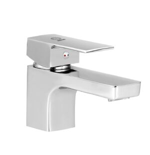 MAYUR ÖCICH Brass Single Lever Wash Basin Mixer Tap for Hot and Cold Water with 450 mm Long Braided Hose - 10 Years Warranty (SLOS)