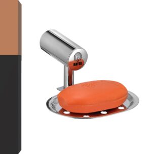 MAYUR ÖCICH Wall Mounted Soap Dish Holder Stainless Steel Wall Hanging Soap Storage Rack for Kitchen Bathroom-with Self Draining, ECO-640