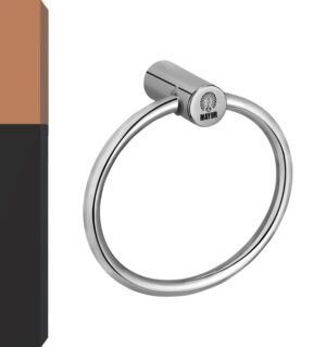 MAYUR ÖCICH Stainless Steel Wall Mounted Towel Round Ring for Hand Towel Hanger for Bathroom/Wash Basin/Napkin-Towel Hanger/Bathroom Accessories ( Round Shape,ECO-ROUND-630(1)-TOWEL-RING)