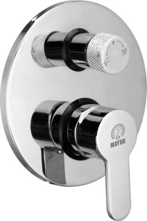 MAYUR ÖCICH, Brass Single Lever 4 Way / 2 Inlet High Flow Diverter Full Set for Bathroom (FUSION)