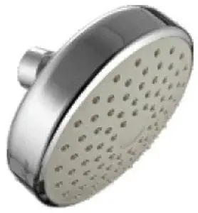 MAYUR ÖCICH ABS 4-INCH Rain Flow Overhead Shower With 6" Arm and Wall Flange | Chrome Finished Shower Head for Bathroom (AXLCATNO 517)