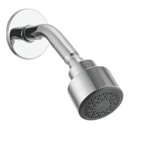 MAYUR ÖCICH ABS Rain Flow Overhead Shower With 6" Arm and Wall Flange | Chrome Finished Shower Head for Bathroom (ELVEE511)