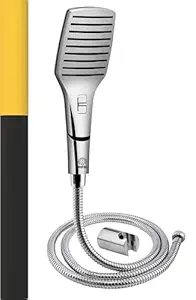 MAYUR ÖCICH ABS Adjustable Waterfall Multiflow Switch Hand Shower With 1.5 Meter Tube (Pipe) and Wall Hook Handheld Shower Head(HS-558-AUTOSWITICH-SET)