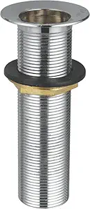 MAYUR ÖCICH BATHROOM FITTINGS, Full Brass Waste Coupling for Bathroom Wash Basin & Kitchen Sink (HEAVY DUTY) for Hot and Cold Water (Chrome Finish) 32MM (DECK MOUNTED) WT-722 (6" FULL THREAD)